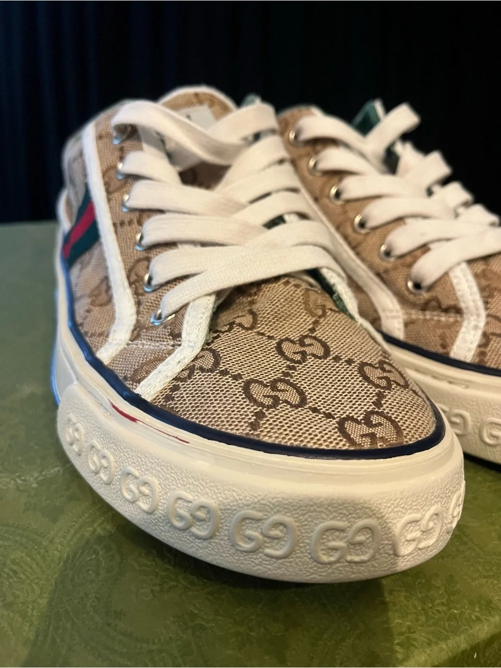 Gucci Sneakers with Red Soles